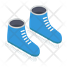running foot emoji