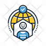 foreigner friendly icon svg