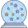 icon for fortune telling globe
