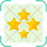 four stars icon png