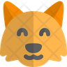 fox smile emoji