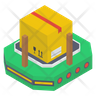 free breakable parcel icons