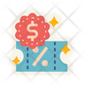 icon for gift coupon