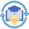 icons of free e learning resource