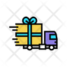 gift truck icon svg