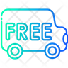 icons of free shipping logo