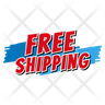 free free-shipping icons