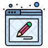 freehand drawing icon svg