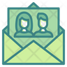 friends letter icon png