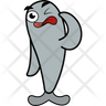 icon for funny fish