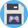 gaming floppy disk logo