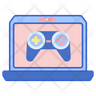 icons of gaming laptop