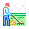 icon for garden cleaning