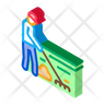 icon for cleaning worker