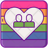gay dating app symbol