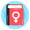 icon gender book