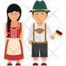 german couple icons