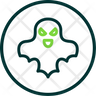 white ghost icon svg