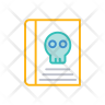 ghost book icon svg