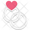 heart ring icon svg