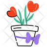 gift flower emoji