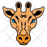 free giraffe head icons
