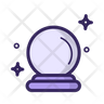 glass ball icon svg