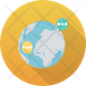 global conversation icon