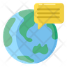icon for global messaging