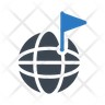 icon global flag