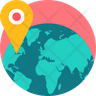 free world globe icons