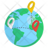 world location logos