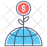 icon for global money