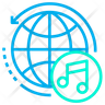 icon for global music