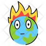 earth fire icon png
