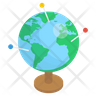 icon for globe travel