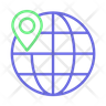 globe travel symbol