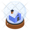 xmas house icon png