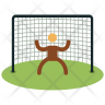goalkeeper net symbol