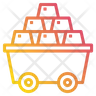 gold cart icon png