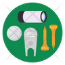 golf accessories icons free