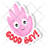 bye hand icon png