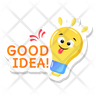 icons for bright idea