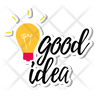 icons for bright idea