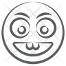 goofy emoji logo