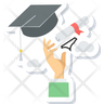 graduation-cap icons