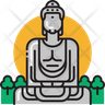icons for great buddha of kamakura