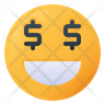 greedy emoji logo