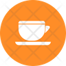 cup with saucer logo