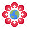 greenhouse gases icon svg